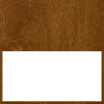 Light Oak / White PVC-U (White Base)